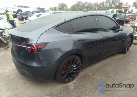 2022 Tesla Model Y Performance Dual Motor All-Wheel Drive из США, поврежденный, VIN 7SAYGDEFXNF450544